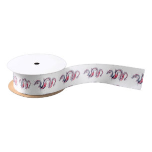 Koi Dragon Satin Ribbon