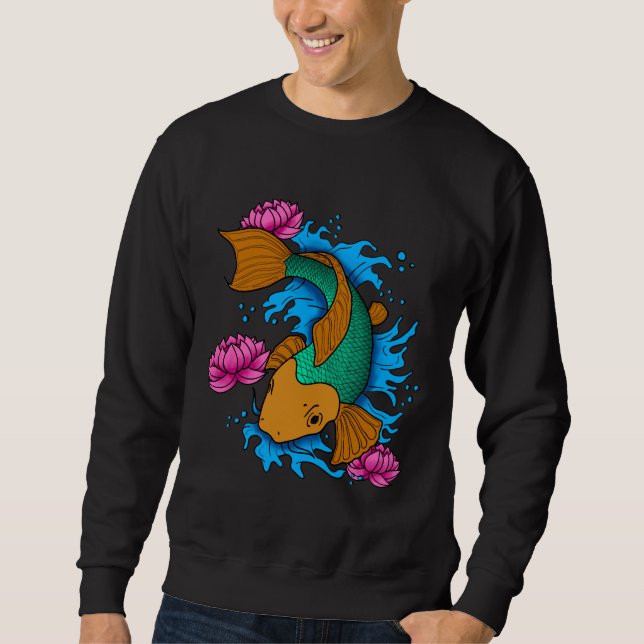 Koi Fish 328 Sweatshirt (Front)