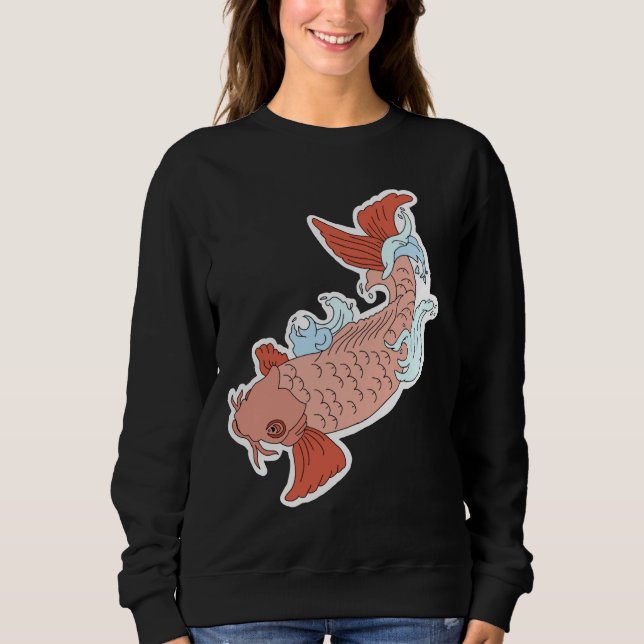 Koi Fish 329 Sweatshirt (Front)