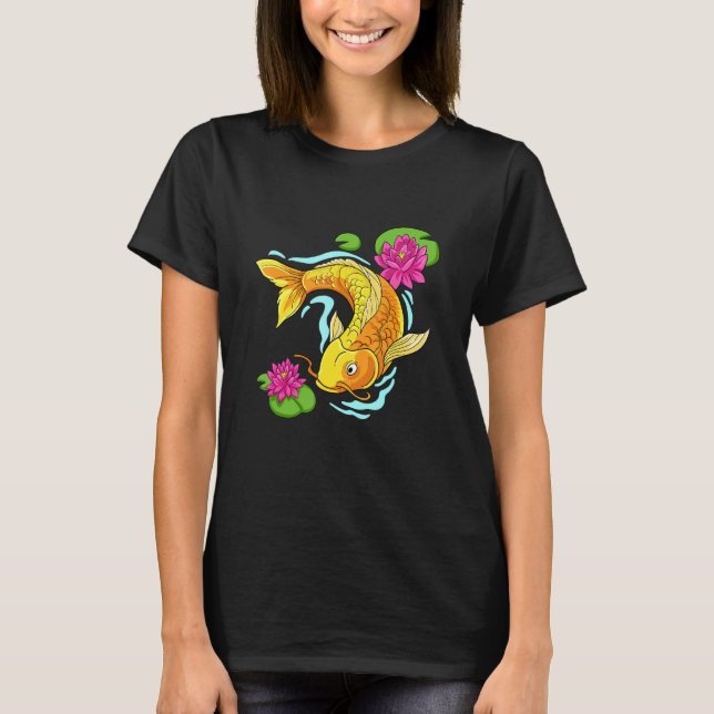 Koi Fish Art T-Shirt (Front)