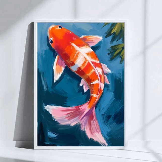 Koi Fish Beautiful Watercolor Poster (Creator Uploaded)