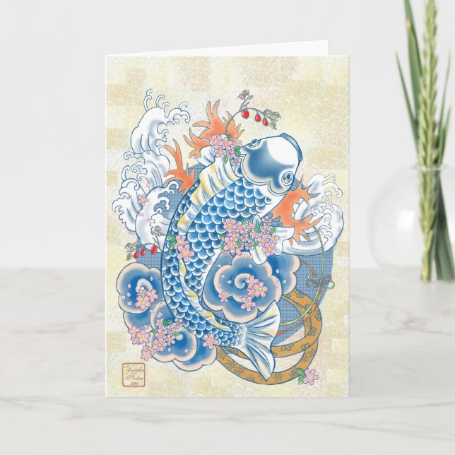 Koi Fish card (Front)