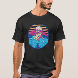 Koi Fish Carp Fishing Japanese Fisherman Retro Mt T-Shirt