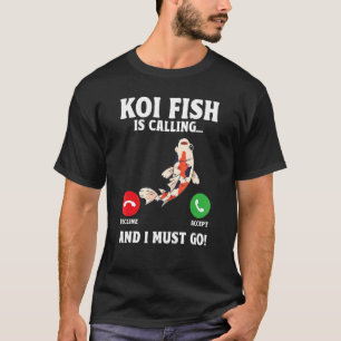 Koi Fish Carp Nishikigoi Fish Cherry Blossom Japan T-Shirt