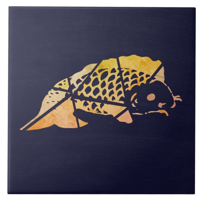 Koi Fish Ceramic Tile (Front)