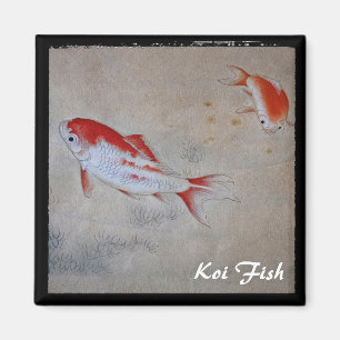 Koi Fish, China Antique Art (Magnet) Magnet