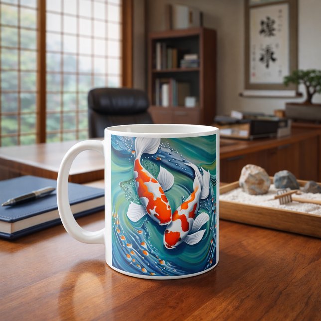 Koi fish  coffee mug (Creator Uploaded)