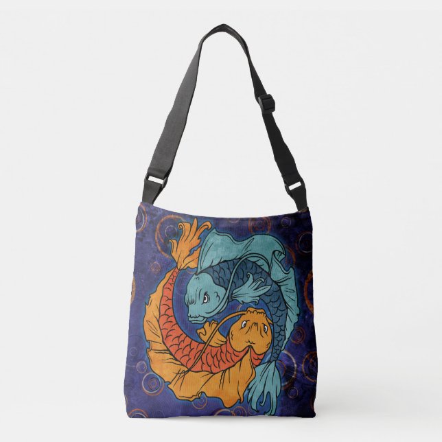 Koi Fish Crossbody Bag (Front)