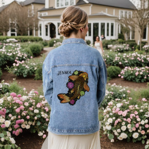 Koi Fish Denim Jacket