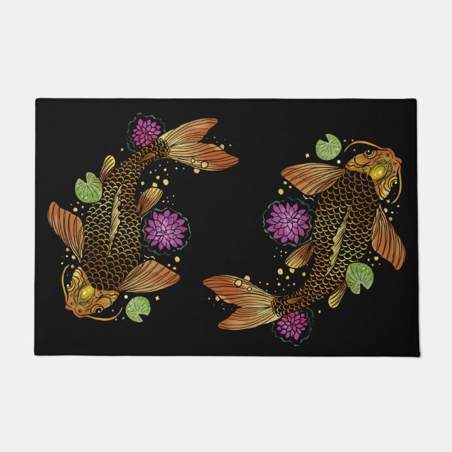 Koi Fish Doormat (Front)