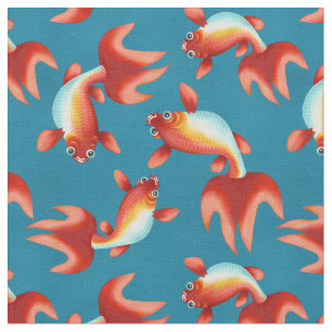 Koi fish fabric