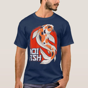 Koi Fish Freshwater Fish Pond Swimmers Symbolism T-Shirt