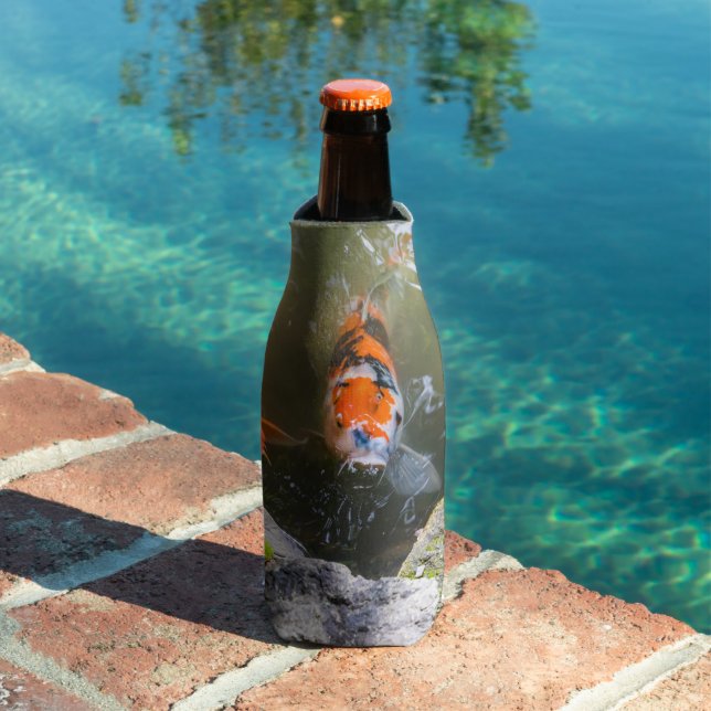 Koi fish in a pond bottle cooler (In Situ Pool)