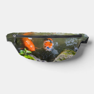 Koi fish in a pond bum bags