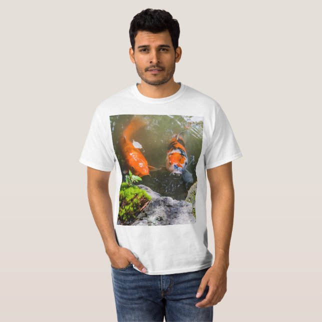 Koi fish in a pond T-Shirt (Front Full)