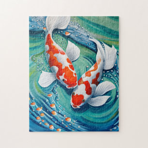 Koi fish jigsaw puzzle