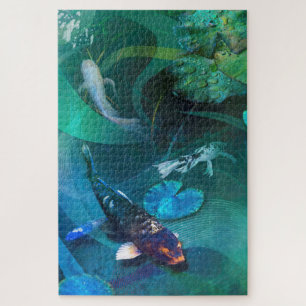 Koi Fish JOY OF KOI Jigsaw Puzzle