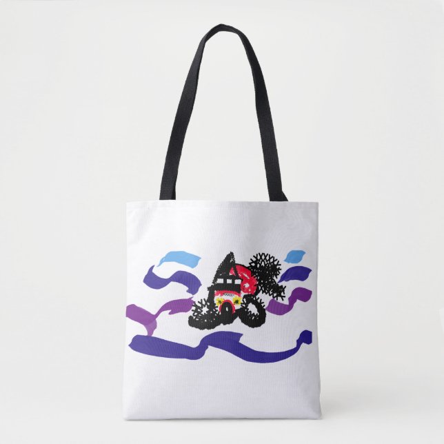 Koi fish  joy  tote bag (Front)