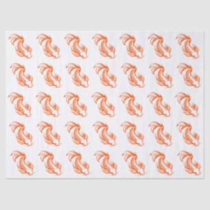 Koi Fish Karp #2 DIY Colours Orange Tissue Paper