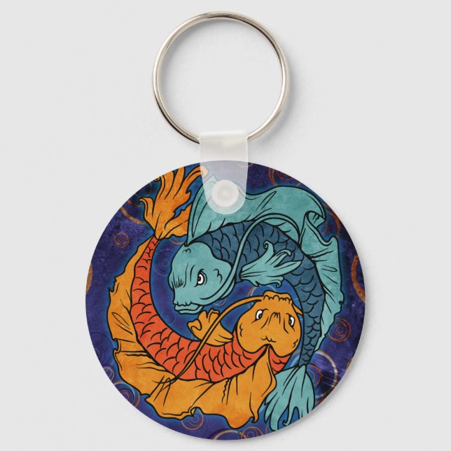 Koi Fish Key Ring (Front)