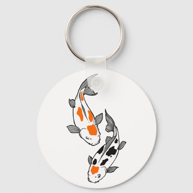 Koi Fish Key Ring (Front)