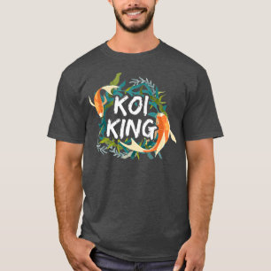 Koi Fish King Japanese Garden Kois Pond Sanke T-Shirt