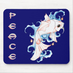 Koi Fish Mouse Pad