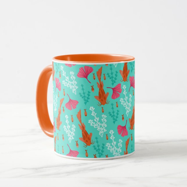 Koi Fish Mug (Front Left)