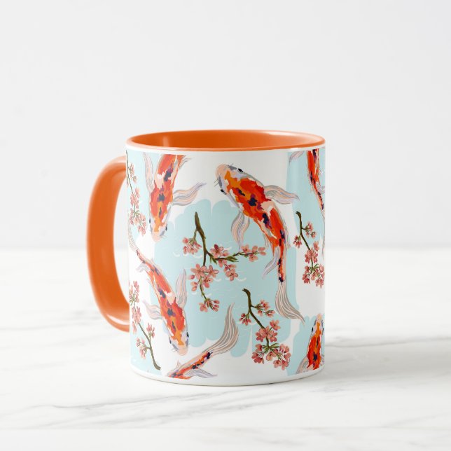 Koi Fish Mug (Front Left)
