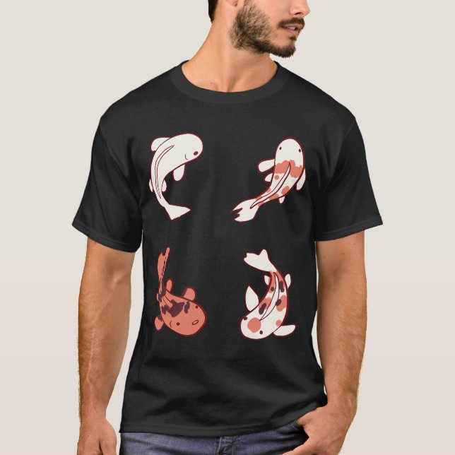 Koi fish pack illustration T-Shirt (Front)