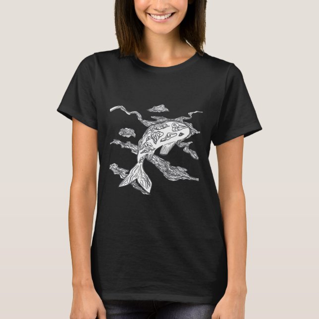 Koi Fish Pattern 337 T-Shirt (Front)