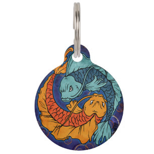 Koi Fish Pet Tag