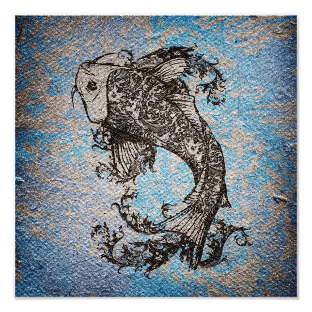 Koi Fish Photo Print (Front)
