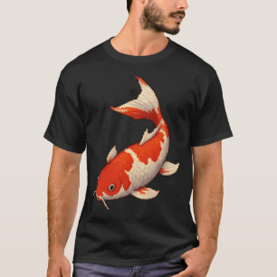 Koi Fish - Pixel Art - 8bit graphics 16bit graphic T-Shirt
