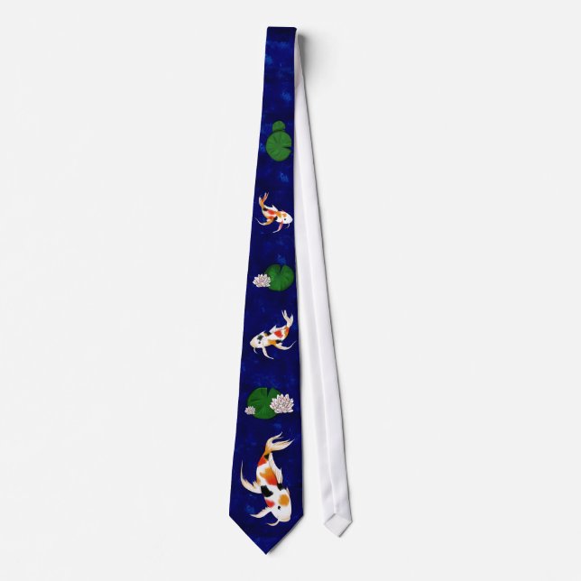 Koi Fish Pond Tie (Front)