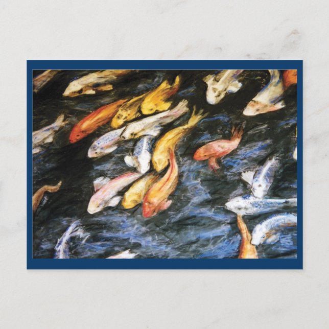 Koi Fish Postcard (Front)