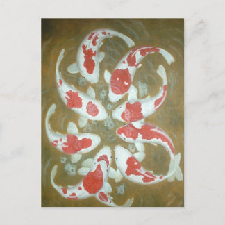 KOI FISH POSTCARD