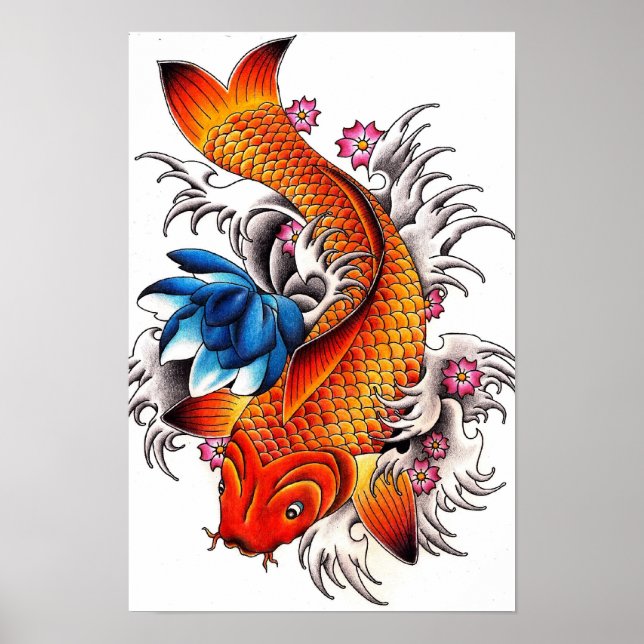 Koi Fish Poster (Front)