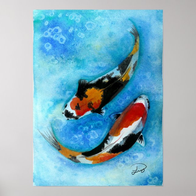 koi fish poster (Front)