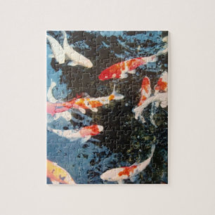 Koi Fish Puzzle Fish Photo Jigsaw Puzzle Fishy Fun