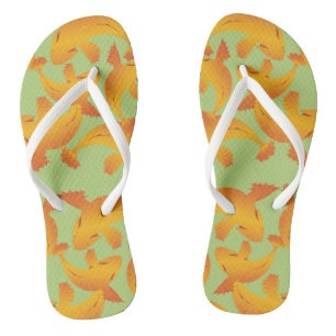 Koi Fish Summer flip flops