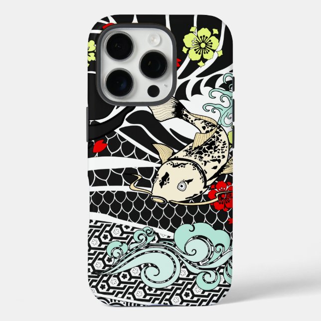 Koi Fish Tattoo Case-Mate iPhone Case (Back)