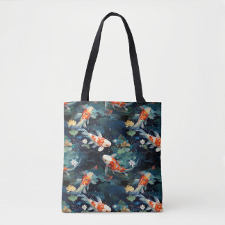 Koi Fish Tote Bag