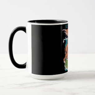 Koi Fish with Fox Japanese Style Design Mug