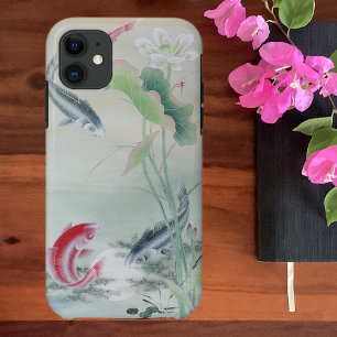 Koi Fish with Lotus