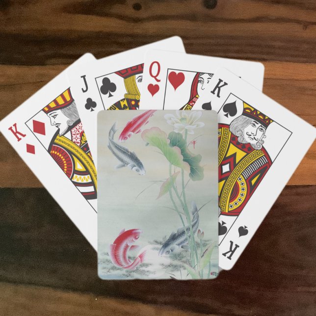 Koi Fish with Lotus Playing Cards (Creator Uploaded)