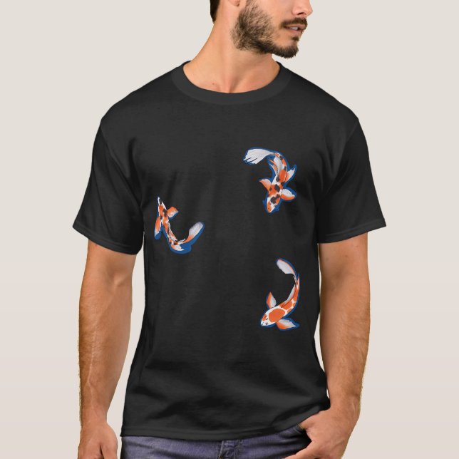 Koi fish with shadow T-Shirt (Front)