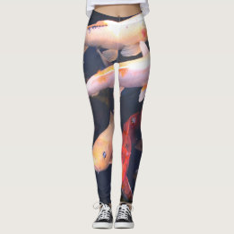 Koi Fish Yoga Leggings