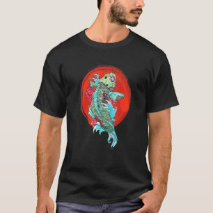 Koi Fish Zombie Halloween For Boy Girl Kid T-Shirt