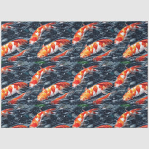 koi fishes Design Tissue Paper